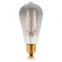 Лампа светодиодная филаментная E27 4W 2200K дымчатая  - 1